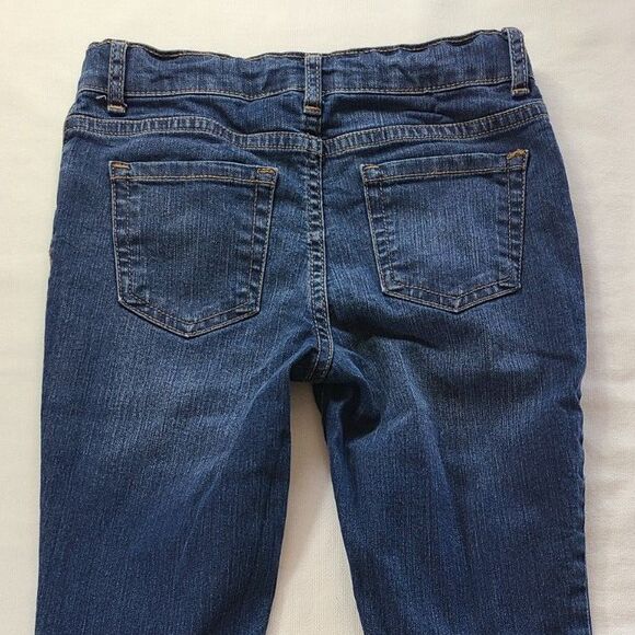 The Children's Place Girls' Jeans Size 10 Slim Super Skinny Dark Wash Denim - Picture 3 of 6